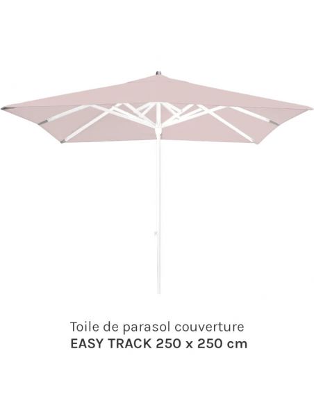 Toile de parasol couverture EASY TRACK 250 x 250 cm