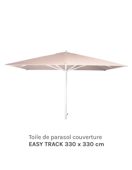 Toile de parasol couverture EASY TRACK 330 x 330 cm