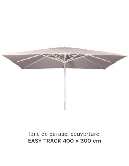 Toile de parasol couverture EASY TRACK 400 x 300 cm
