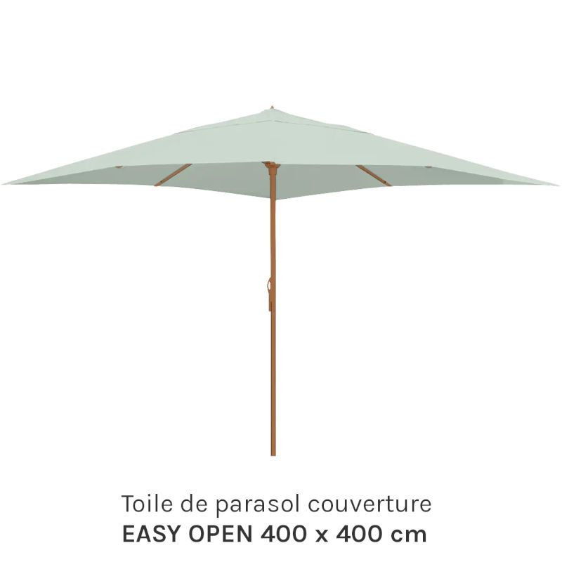 Toile de parasol couverture EASY OPEN 400 x 400 cm