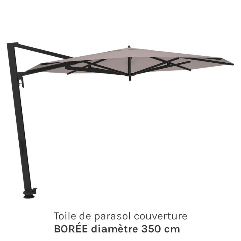 Toile de parasol couverture BORÉE diamètre 350 cm