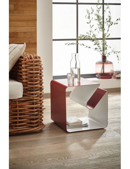 Table d'appoint avec étagère pour revues V 44