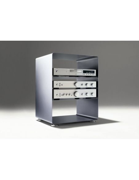 Rack stéréo métallique avec 2 étagères MOBILE LINE R 600