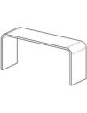 Bureau industriel HIGH LINE M 10-4-16, L 160 cm x H 105 cm x P 60 cm