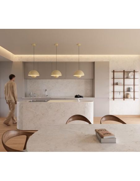 Céramique plateau de table sur mesure EVOK, épaisseur 0.8 cm