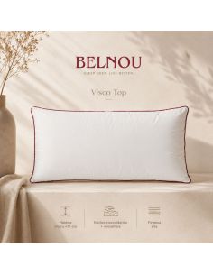 Oreiller en mousse à mémoire de forme viscoélastique VISCO TOP 17cm