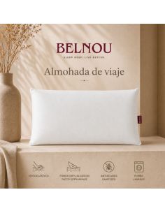 Oreiller en mousse à mémoire de forme viscoélastique VISCO VOYAGE 43 x 23