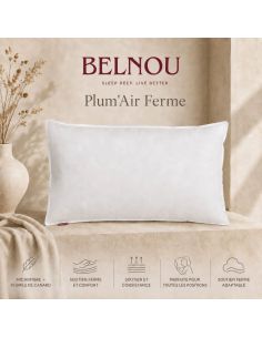 Oreiller naturel PLUM'AIR FERME
