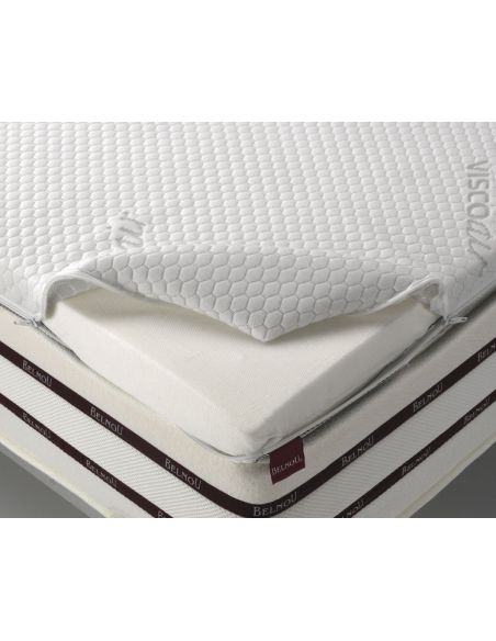 Sur-matelas viscoélastique VISCO 6 cm