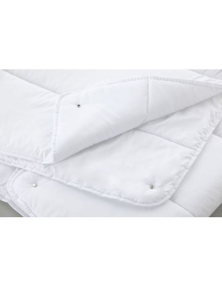 Couette DUO 4 SAISONS 250 gr, microfibre toucher soie