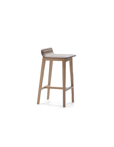 Tabouret Laia assise haute dossier bas