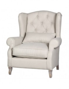 Fauteuil capitonné Lens