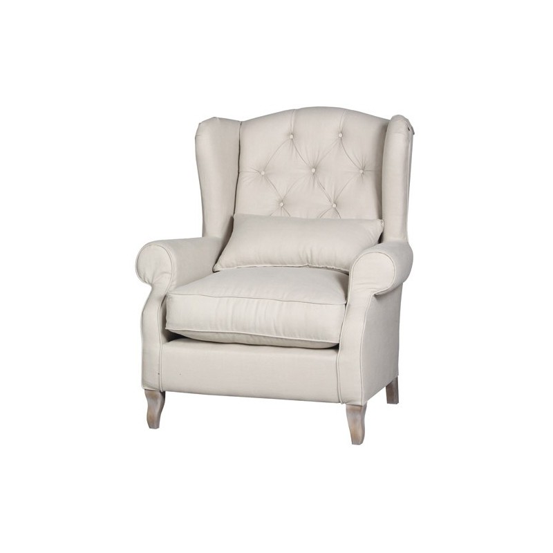 Fauteuil capitonné Lens