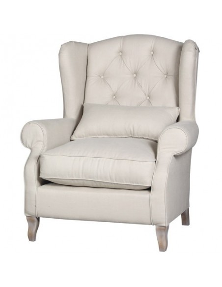 Fauteuil capitonné Lens