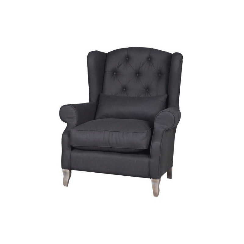 Fauteuil capitonné Lens