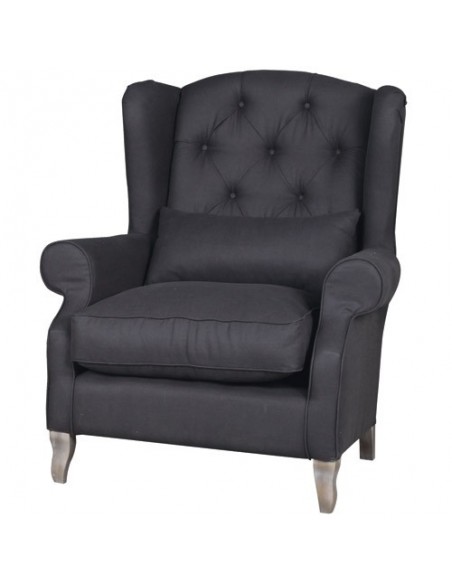 Fauteuil capitonné Lens
