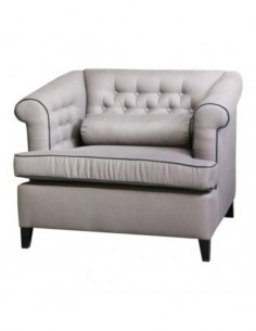 Fauteuil capitonné Caprice
