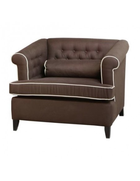 Fauteuil capitonné Caprice