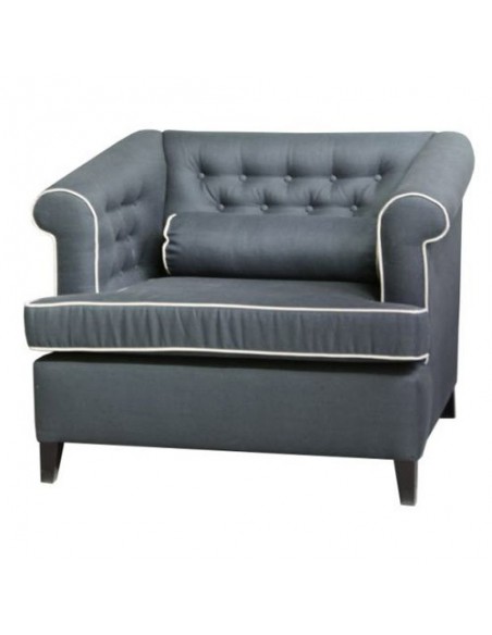 Fauteuil capitonné Caprice