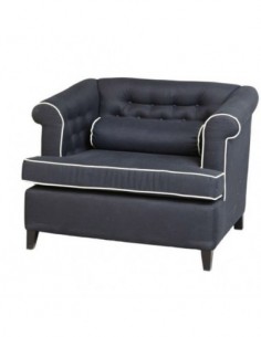 Fauteuil capitonné Caprice