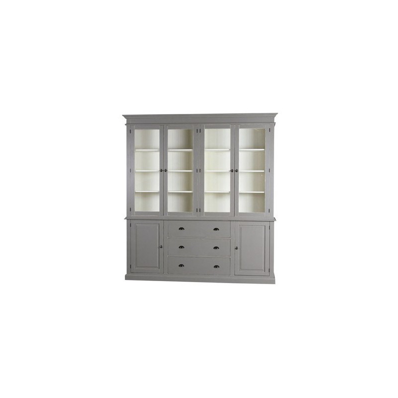 Vaisselier Grigia 4 vitrines