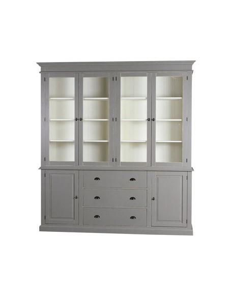 Vaisselier Grigia 4 vitrines