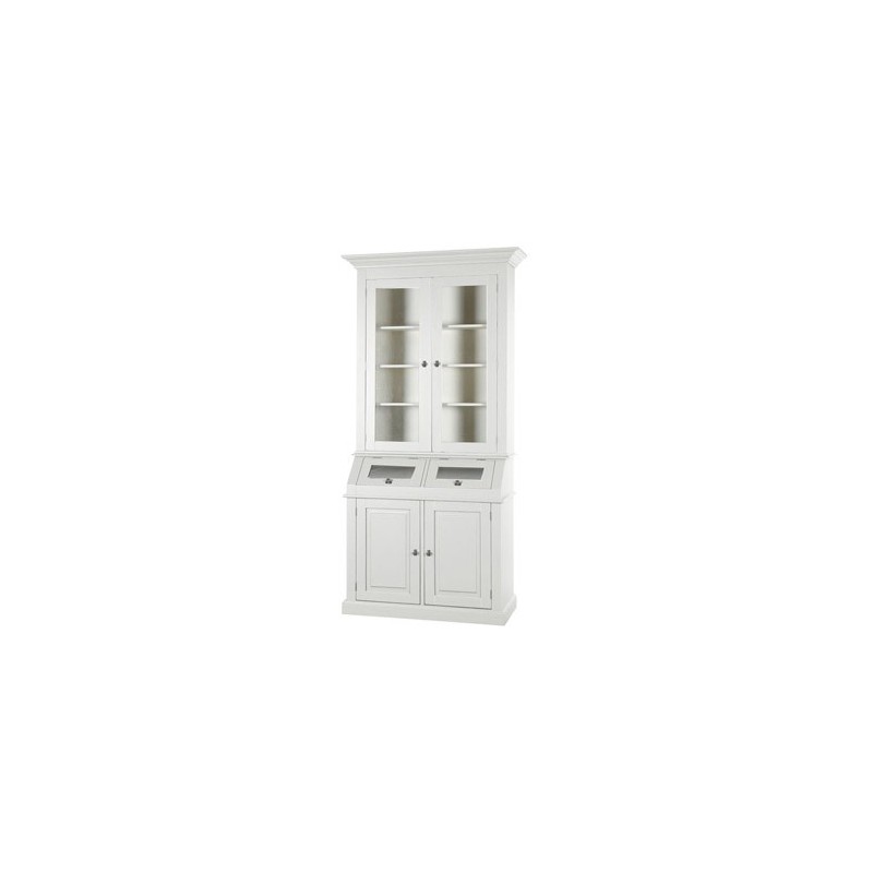 Vaisselier Bianca 2 vitrines