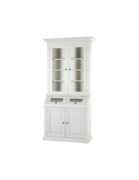 Vaisselier Bianca 2 vitrines