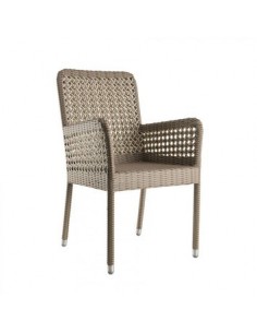 Fauteuil de table en résine récif Antibes 649