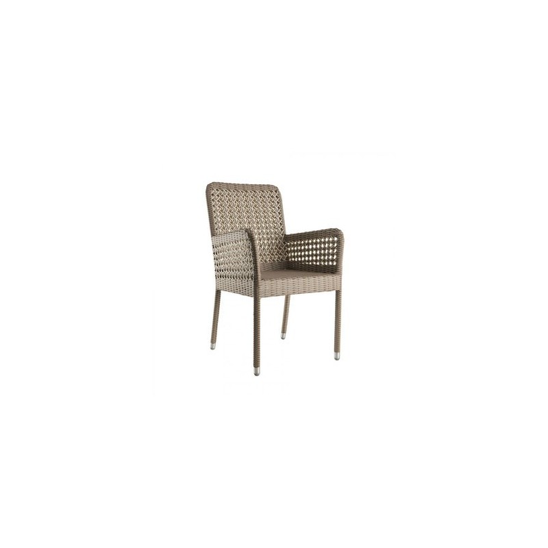 Fauteuil de table en résine récif Antibes 649