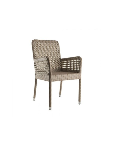 Fauteuil de table en résine récif Antibes 649