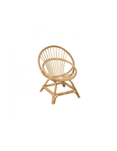Fauteuil enfant Didier en canne naturelle 820S