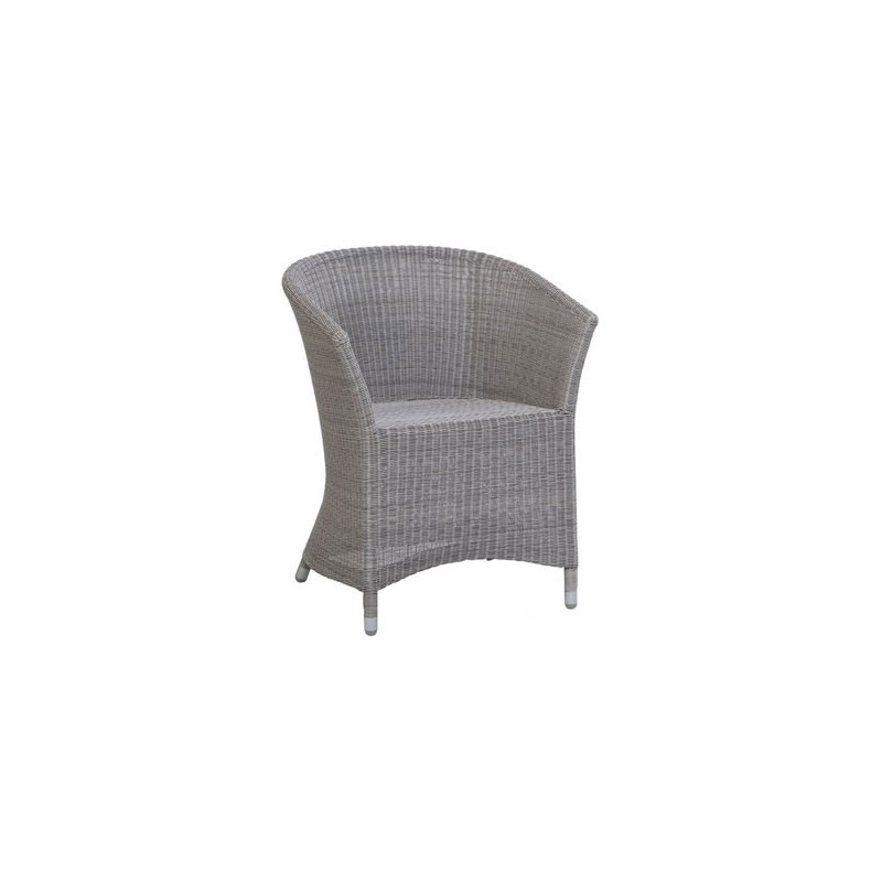 Fauteuil de table en résine galet Nemo 844R-H sans coussin