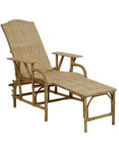 Chaise longue Grand-mère en éclisse naturel 859-NAT