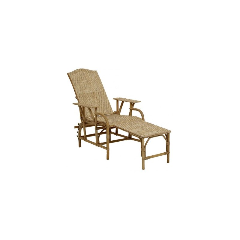 Chaise longue Grand-mère en éclisse naturel 859-NAT