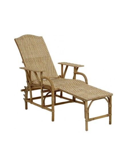Chaise longue Grand-mère en éclisse naturel 859-NAT