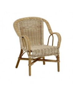 Fauteuil enfant Swan en moelle de rotin naturel 975-NAT