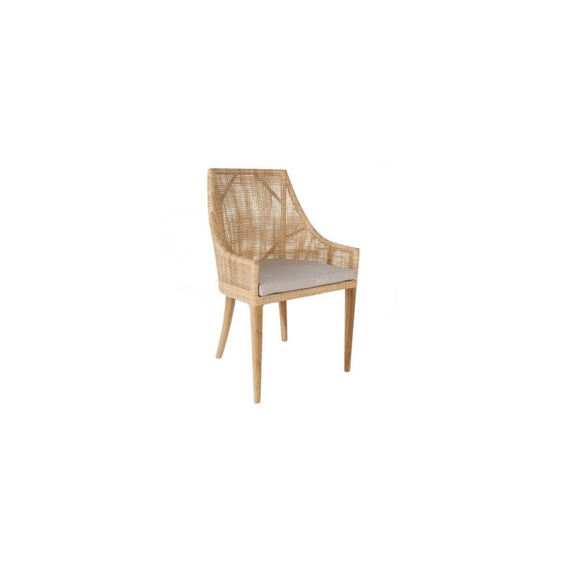 Option coussin pour Fauteuil de table Deauville 463 tissu T525