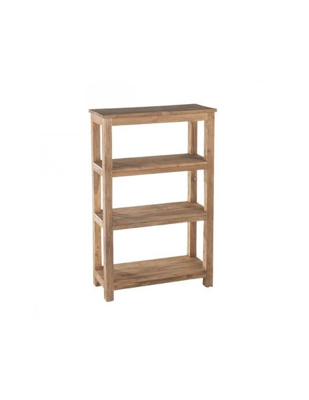 Étagère 4 niveaux en teck brossé naturel Drift M119T