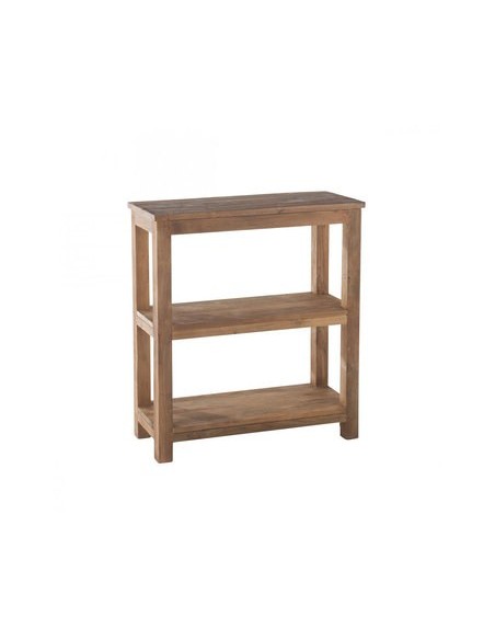 Étagère 3 niveaux en teck brossé naturel Drift M120T