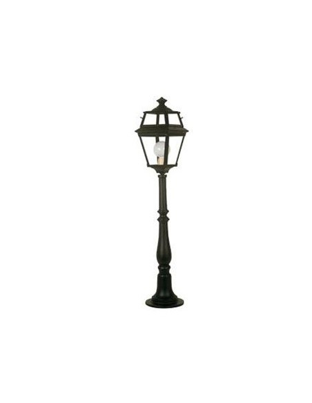 Lampadaire Dommartin et lanterne Plessis noir