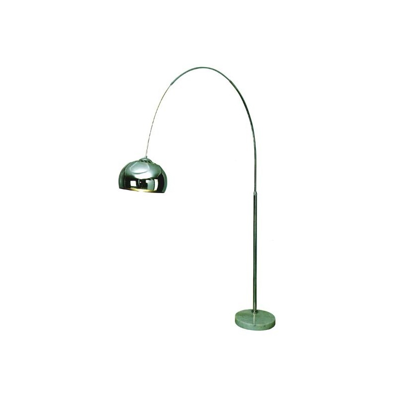 Lampadaire marbre et métal ARC