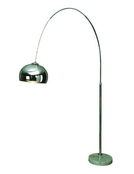 Lampadaire marbre et métal ARC