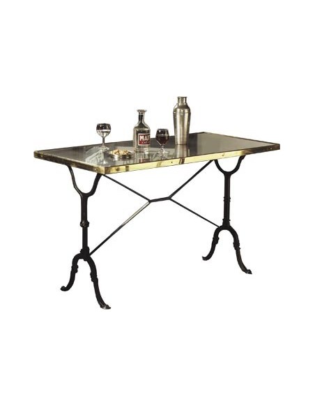 Table de bistrot rectangulaire
