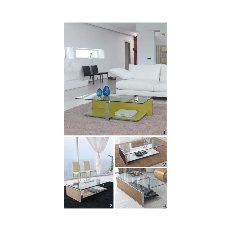 Table basse rectangulaire FAN Sambométal