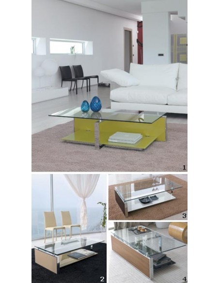 Table basse rectangulaire FAN Sambométal