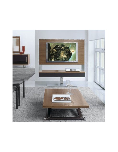 Meuble TV TECNO 140 noyer canaletto Sambométal