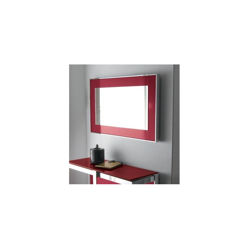 Miroir en bois laqué ELIOT Sambométal
