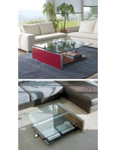Table basse carrée FAN Sambométal