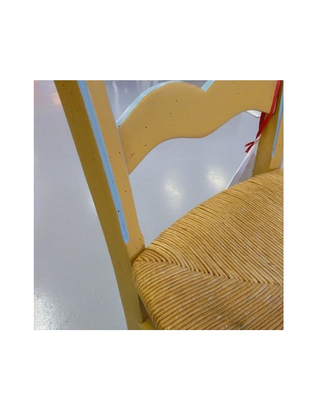 Déstockage Chaise Camargue II vanille/bleue